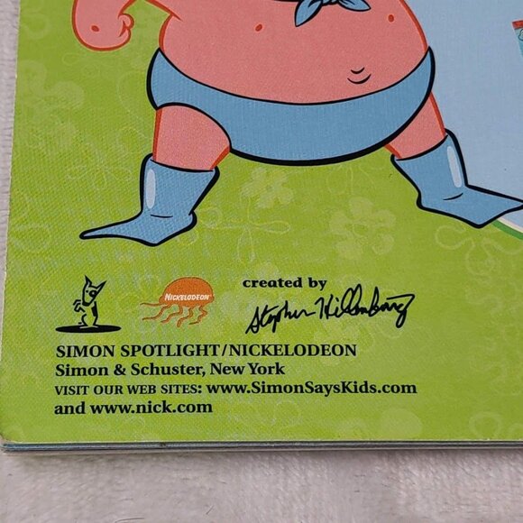 SpongeBob SquarePants Hands Off David Lewman 2003 Simon PB First Edition - Picture 5 of 7